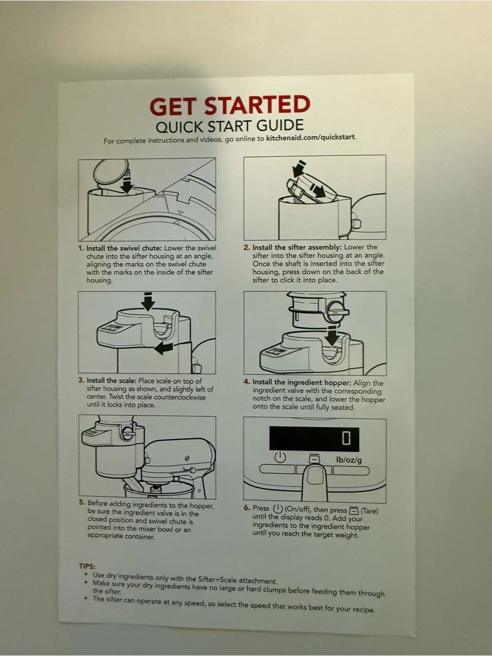 KitchenAid product features